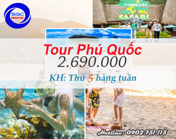 Tour Phú Quốc 3N3Đ thứ 5 hàng tuần